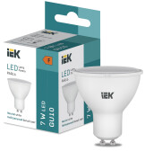 Лампа светодиодная PAR16 600lm 4000K GU10 | LL-I-PAR16-7-230-40-GU5 | IEK - артикул LL-I-PAR16-7-230-40-GU5