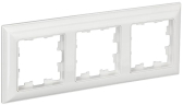 BRITE Рамка 3 поста РУ-3-Бр белый/белый IEK - артикул BR-M32-12-K01