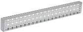 Рейка монтажная тип В 600 FORMAT - IEK (ИЭК), артикул YKM40D-FO-VRB-060