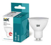 Лампа светодиодная PAR16 софит 5Вт 230В 4000К GU10 - артикул LLE-PAR16-5-230-40-GU10