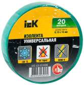 Изолента ПВХ зеленая15мм 20м - IEK (ИЭК), артикул UIZ-13-10-K06