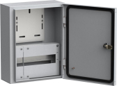 TITAN Корпус металлический ЩУРн-1/12 (395х310х165)IP54 без окна - IEK (ИЭК), артикул MKM22-N-12-54-Z