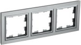 BRITE Рамка 3 поста РУ-3-БрС сталь - артикул BR-M32-K46