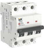 ARMAT Авт. выкл. M06N-DC 3P Z 3А IEK | AR-M06N-3-Z003DC | IEK - артикул AR-M06N-3-Z003DC