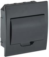 Корпус модульный пл. встр. ЩРВ-П-8 черный черн. дв. IP41 - артикул MKP13-V-08-41-K02