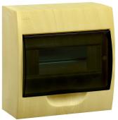 Корпус модульный пластиковый навесной ЩРН-П-8 (сосна) IP41 - артикул MKP12-N-08-41-K34