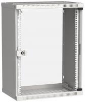 Шкаф LINEA WE 15U 550x350мм дверь стекло серый - артикул LWE3-15U53-GF