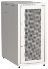 Шкаф LINEA E 24U 600х1000мм двери 2шт перфорированная и металл серый - артикул LE35-24U61-PM
