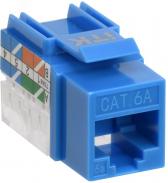 Модуль Keystone кат.6A UTP 110 IDC 90град син - артикул CS1-1C6AU-11-03