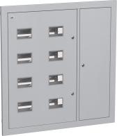 Корпус металлический ЩЭ-8 36 УХЛ3 IP31 LIGHT - артикул MKM42-08-31-L