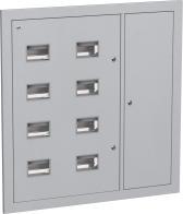 Корпус металлический ЩЭ-8-Э 36 УХЛ3 IP31 LIGHT - артикул MKM42-08-31-E-L