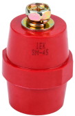 Изолятор SM45 (М8) силовой с болтом - IEK (ИЭК), артикул YIS11-45-14-B