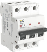 ARMAT Авт. выкл. M06N-DC 3P Z 1А IEK | AR-M06N-3-Z001DC | IEK - артикул AR-M06N-3-Z001DC