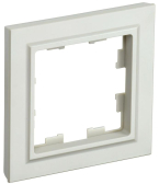 BRITE Рамка 1 пост РУ-1-БрКр бежевый - IEK (ИЭК), артикул BR-M12-K10
