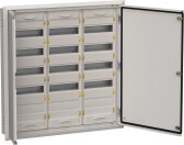 TITAN 5 Корпус металлический ЩРв-180 (3х60) 880х885х130мм IP31 серый (две двери) - артикул TI5-50-V-3X060-31-7035