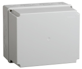 Коробка КМ41274 распаячная для открытой проводки 240х195х165мм IP55 RAL7035 кабельные вводы - артикул UKO10-240-195-165-K41-55