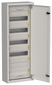 TITAN 5 Корпус металлический ЩРн-60 (1х60) 835х310х140мм IP31 серый (одна дверь) IEK - артикул TI5-50-N-060-31-7035