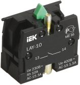 Блок контактный 1з для серии LAY5 - IEK (ИЭК), артикул BDK21