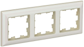 BRITE Рамка 3 поста РУ-3-Бр бежевый/жемчуг IEK - артикул BR-M32-12-1-K10