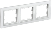 BRITE Рамка 3 поста РУ-3-БрБ белый - IEK (ИЭК), артикул BR-M32-K01