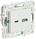 SKANDY Розетка USB A+C 3,1А SK-R14W арктический белый IEK - артикул SK-U22-D31-K01