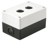 Корпус КП-102 на 2 кнопки белый - IEK (ИЭК), артикул BKP10-2-K01