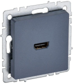 BRITE Розетка HDMI РHDMI-0-БрМ маренго - IEK (ИЭК), артикул BR-H10-K35