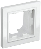 BRITE Рамка 1 пост IP44 РУ-1-БрБ-44 белый - IEK (ИЭК), артикул BR-M12-44-K01