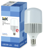Лампа светодиодная HP 100Вт 230В 6500К E40 - IEK (ИЭК), артикул LLE-HP-100-230-65-E40