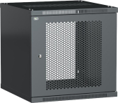 Шкаф LINEA WE 18U 600х600мм дверь перфорированная черный - артикул LWE5-18U66-PF