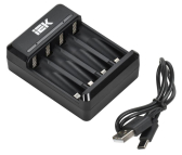Устройство зарядное для 2-4 NiMH/CD аккумуляторов AA/AAA 200мА с LED индикатором IEK - артикул ABC11-4-2-TYC-M-020-LED
