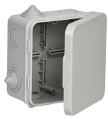 Коробка расп. КМ 100х100х50мм о/к IP54 4 вв. (7035) GENERICA | UKO31-100-100-050-K03-54G | IEK - IEK (ИЭК), артикул UKO31-100-100-050-K03-54G