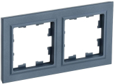 BRITE Рамка 2 поста РУ-2-БрМ маренго - артикул BR-M22-K35