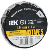 Изолента Х/Б MIXTAPE 5 19мм 7м  | UIZ20-19-07-K02 | IEK - IEK (ИЭК), артикул UIZ20-19-07-K02