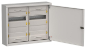 TITAN 5 Корпус металлический ЩРн-48 (2х24) 460х570х140мм IP31 серый (одна дверь) IEK - артикул TI5-50-N-2X024-31-7035