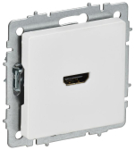 BRITE Розетка HDMI РHDMI-0-БрАБ арктический белый IEK - артикул BR-H10-K91