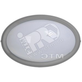 Светильник светодиодный ДПО-1Вт/6LED овальный серый  IP54 - артикул LDPO0-1401-6-1-K03