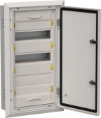TITAN 5 Корпус металлический ЩРв-36 (1х36) 630х365х130мм IP31 серый (одна дверь) - артикул TI5-50-V-036-31-7035
