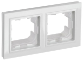 BRITE Рамка 2 поста IP44 РУ-2-БрБ-44 белый - артикул BR-M22-44-K01