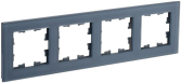 BRITE Рамка 4 поста РУ-4-2-Бр стекло маренго матовый IEK - артикул BR-M42-G-31-K35