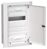 TITAN 5 Корпус металлический ЩРв-24 (1х24) 505х365х130мм IP31 белый (одна дверь) - IEK (ИЭК), артикул TI5-50-V-024-31