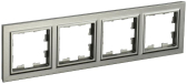 BRITE Рамка 4 поста РУ-4-БрШ шампань - артикул BR-M42-K37