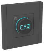 FORTE&PIANO Термостат электронный с индикацией FP152 черный IEK - IEK (ИЭК), артикул FP-RT11-K02