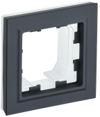 BRITE Рамка 1 пост IP44 РУ-1-БрГ-44 графит - артикул BR-M12-44-K53