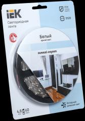 Лента светодиодная LEDх60/м 5м 4.8w/m 12в холодный eco - артикул LSR1-2-060-20-1-05