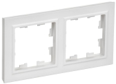 BRITE Рамка 2-местная РУ-2-БрАБ арктический белый IEK - IEK (ИЭК), артикул BR-M22-K91