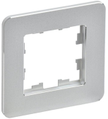 BRITE Рамка 1 пост РУ-1-1-Бр металл алюминий RE IEK - артикул BR-M12-M-01-K47