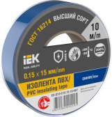 Изолента 0.15х15мм синяя 20м - IEK (ИЭК), артикул EX-IZ10-C15-15-20-K07