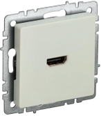 BRITE Розетка HDMI РHDMI-0-БрКр бежевый - артикул BR-H10-K10