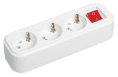 Колодка K03B 3 места 2P+PE 16A CLASSIC - артикул KYP11-16-03-00-ZK